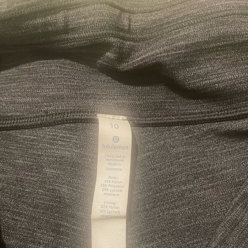 Lululemon leggings size 10 grey